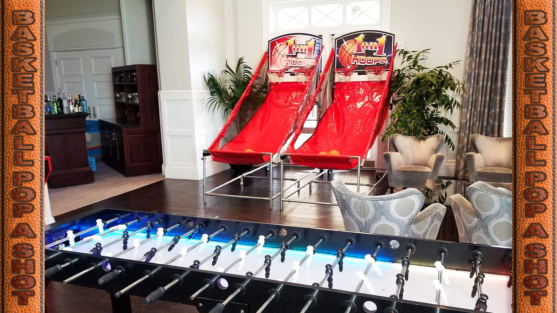 basketball pop a shot party rental game